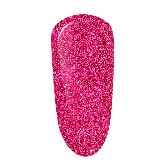 Gel Polish Precious Pink Fuchsia glitter