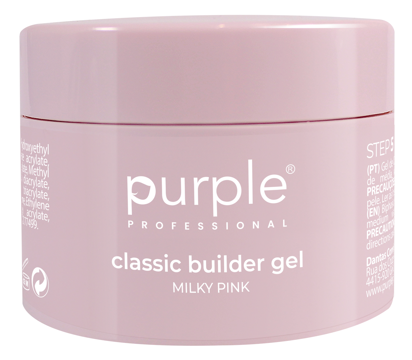 Classic Builder Gel Milky Pink - Pipa Cosmetics
