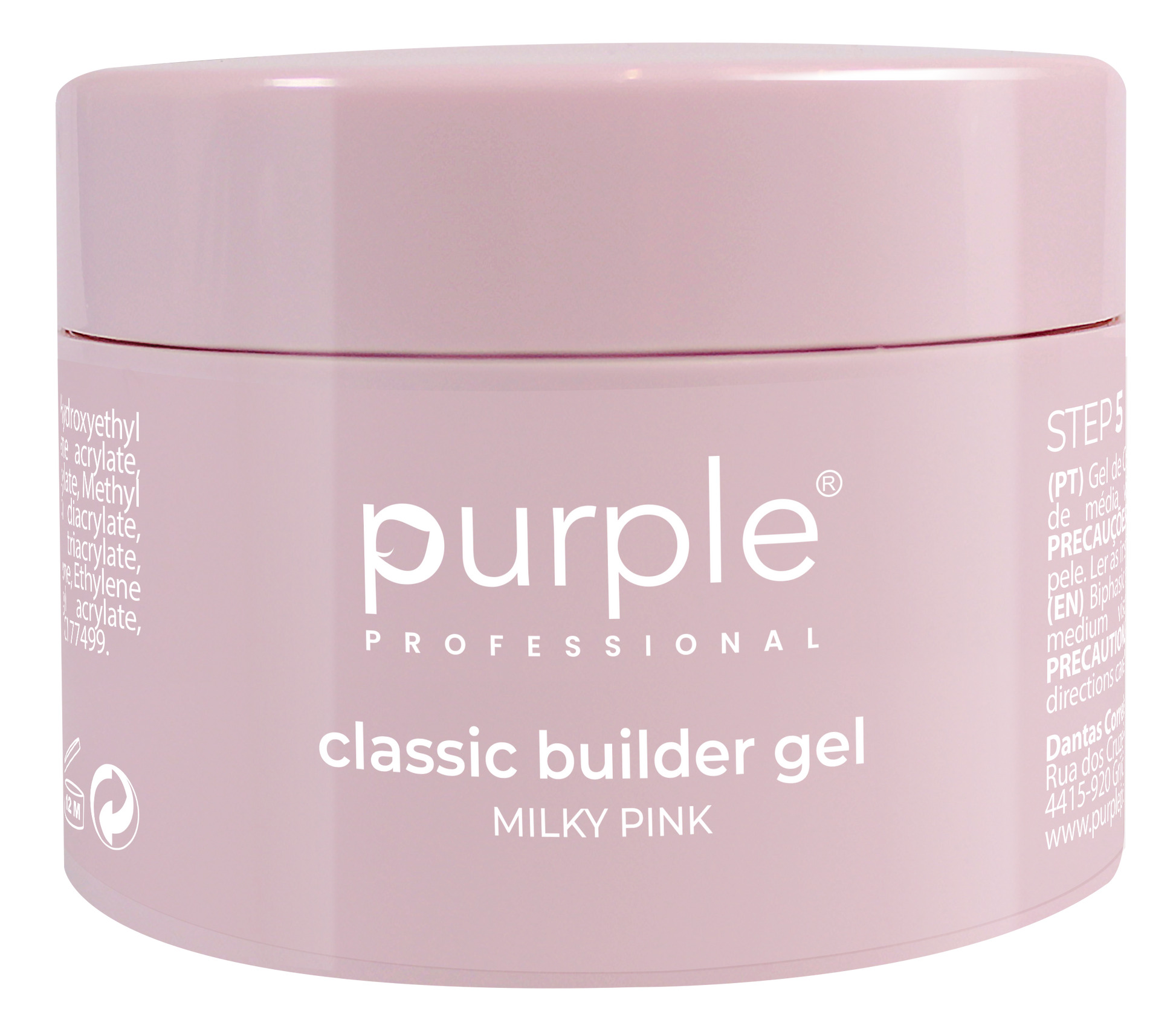Classic Builder Gel Milky Pink - Pipa Cosmetics