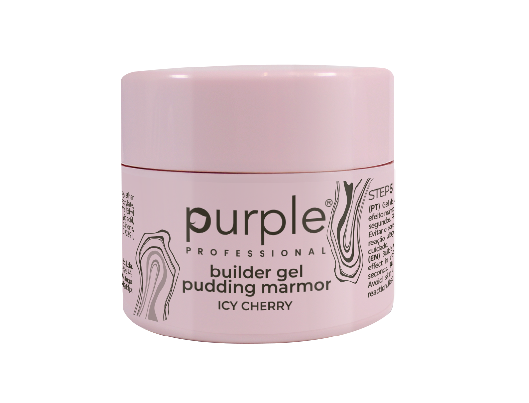 Builder Gel Pudding Marmor Icy Cherry - Pipa Cosmetics