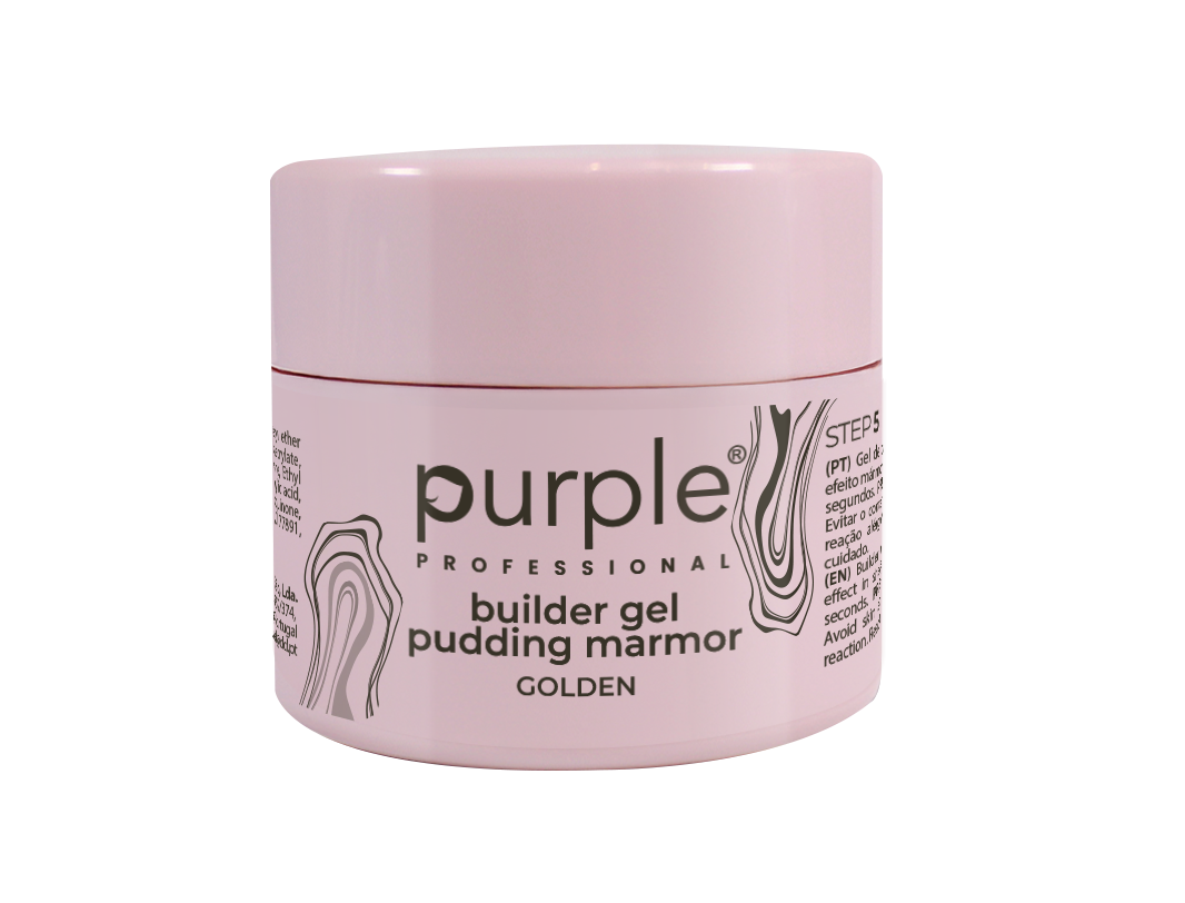 Builder Gel Pudding Marmor Golden - Pipa Cosmetics