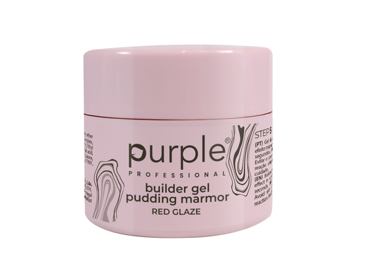 Builder Gel Pudding Marmor Red Glaze - Pipa Cosmetics