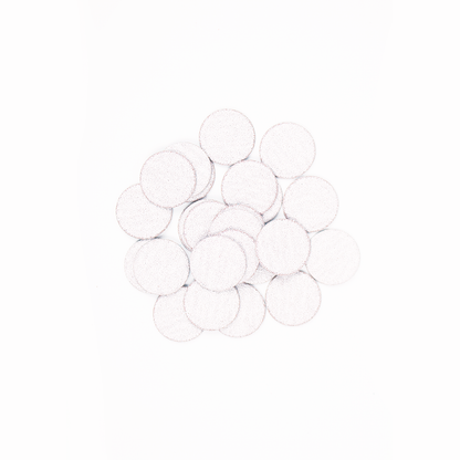 Circular Adhesive Refills 15mm Discs 80 - Pipa Cosmetics