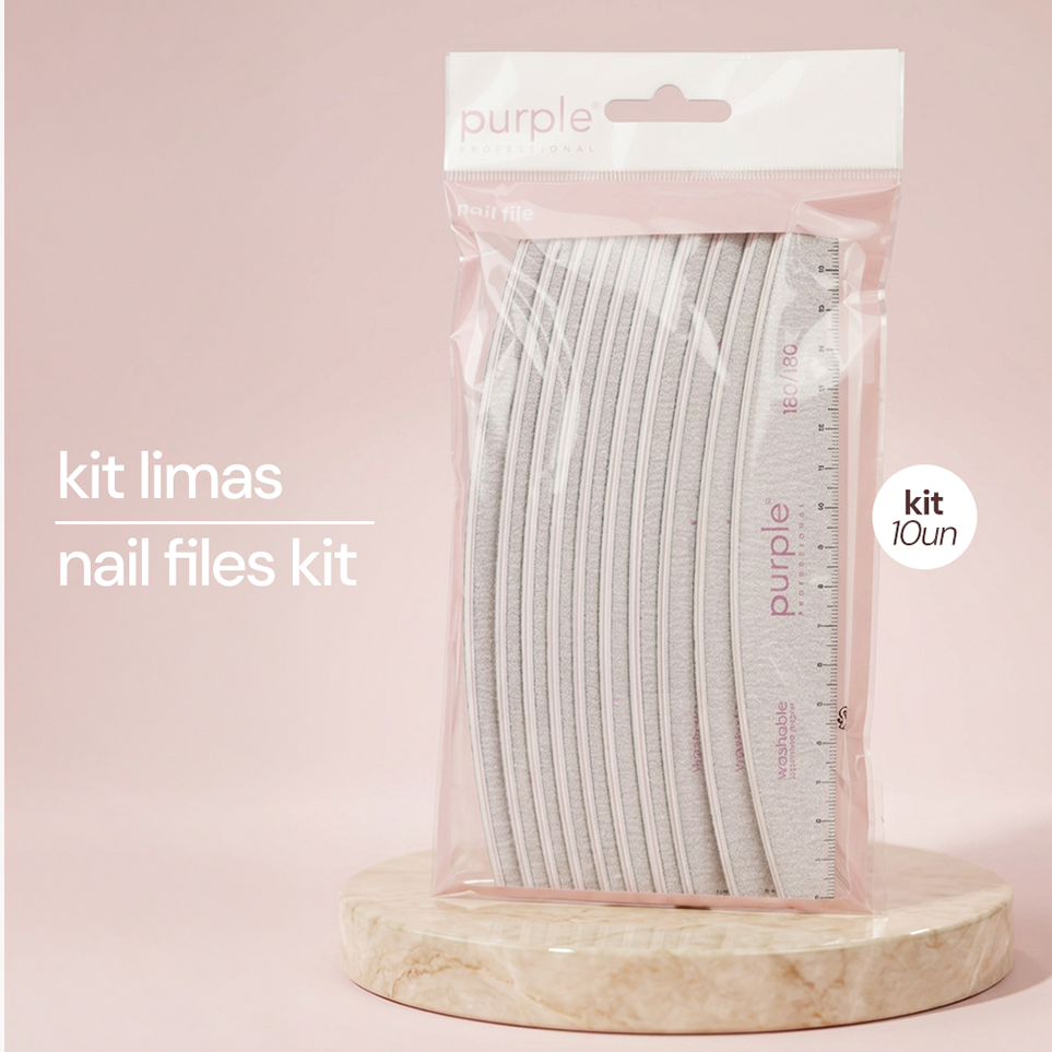 Kit Nail Files Moon 180/180 Japanese Paper