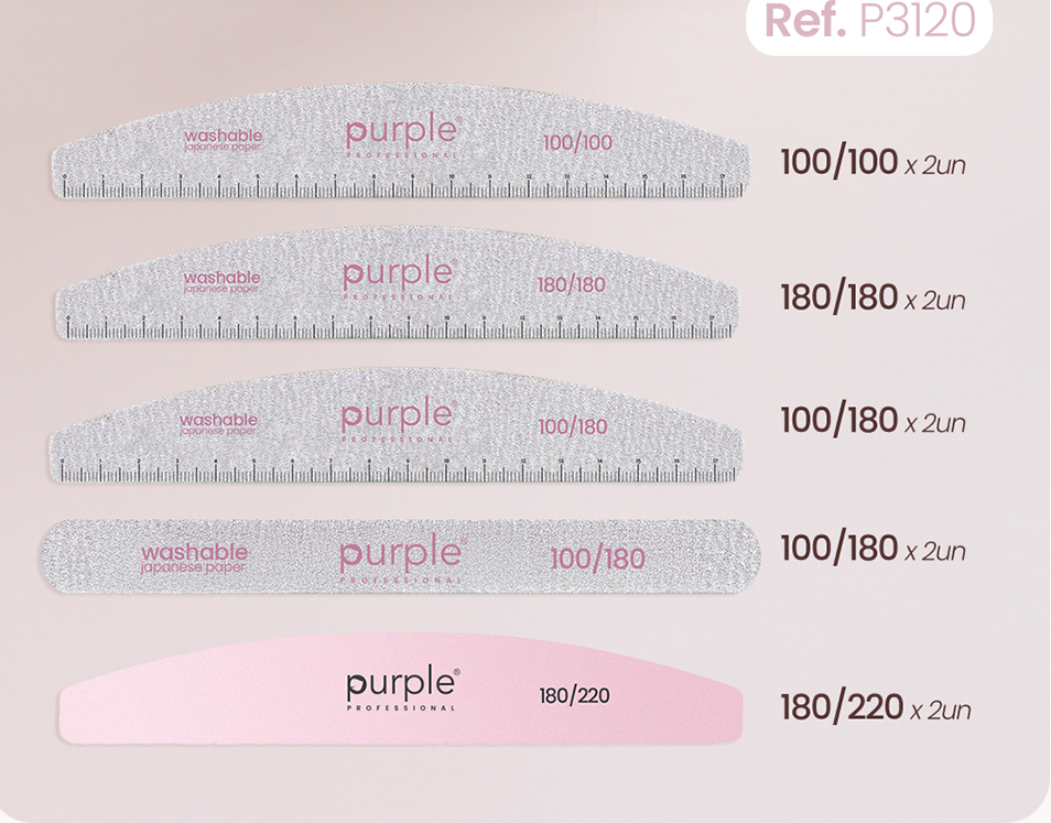 Kit Nail Files Mix Japanese Paper
