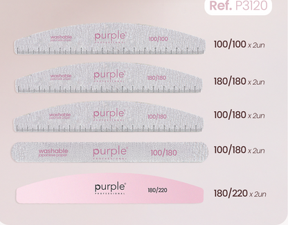 Kit Nail Files Mix Japanese Paper