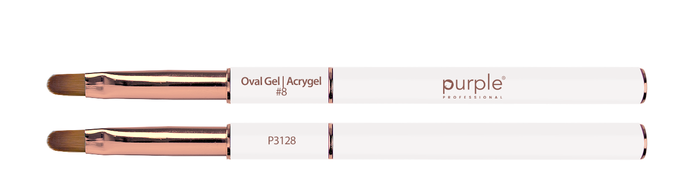 Oval  Gel & Acrygel #8 - Nylon