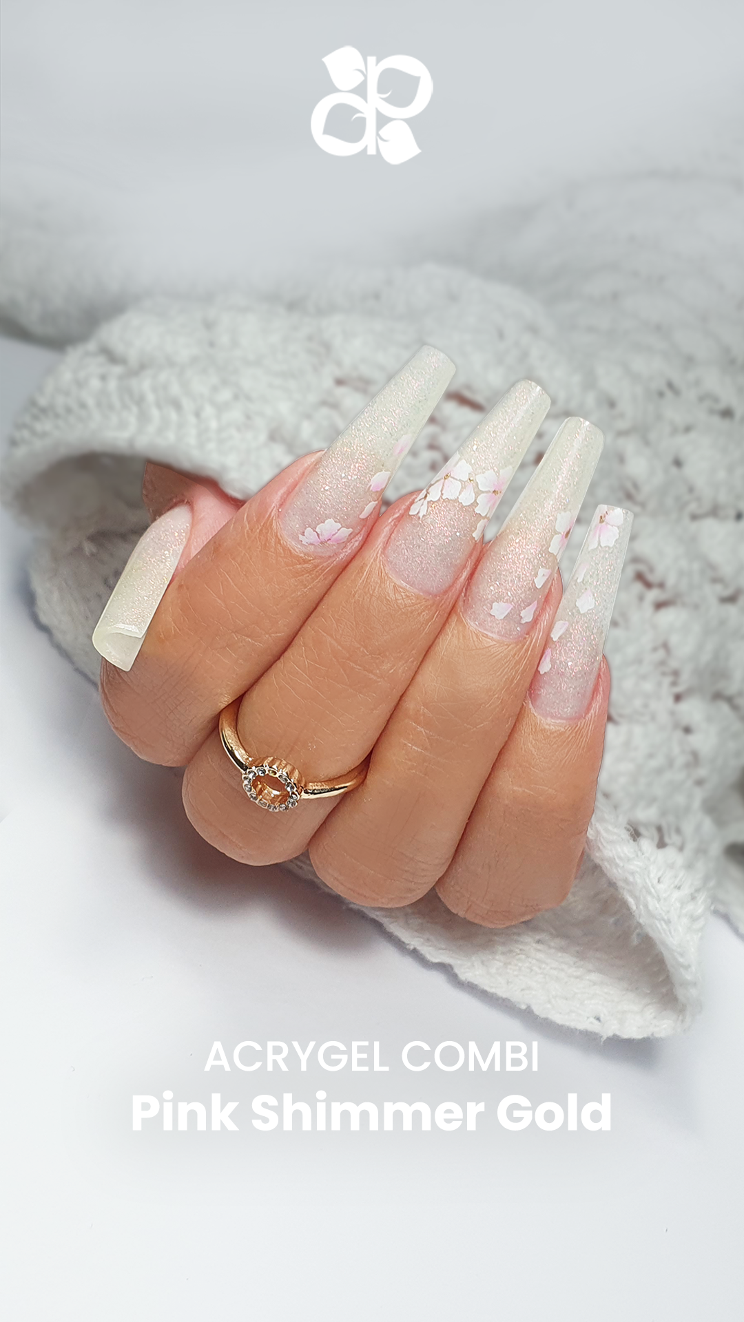 Acrygel Combi Roze Shimmer Goud