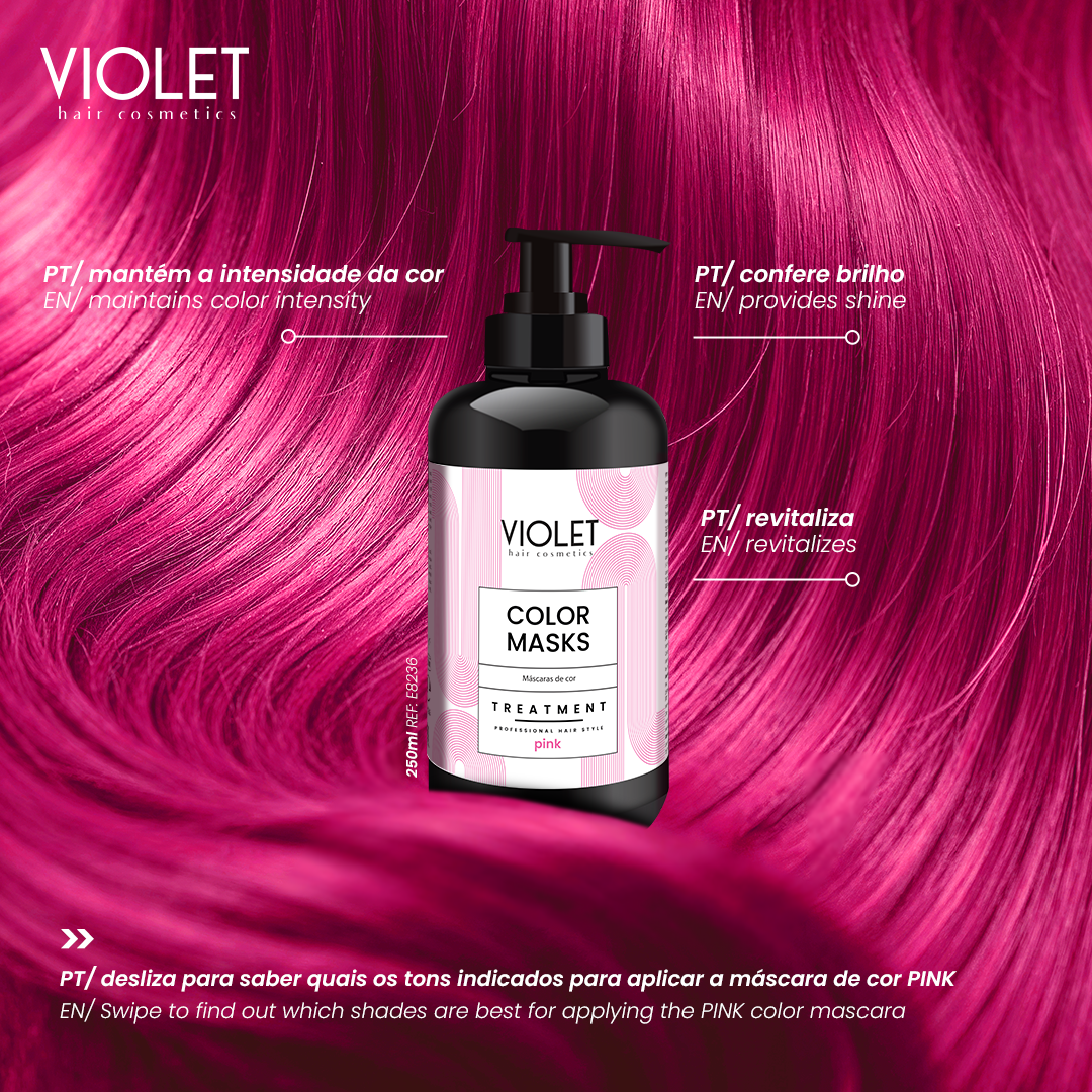 Kleurmaskers - Roze 2