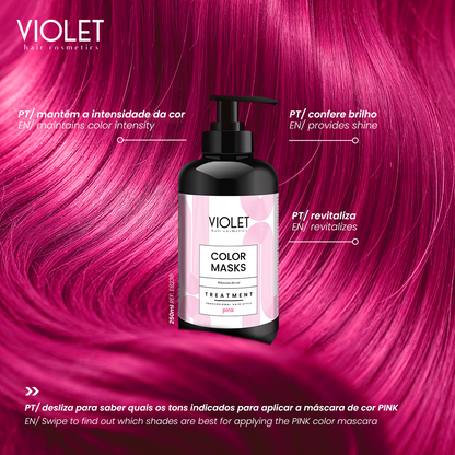 Kleurmaskers - Roze 2