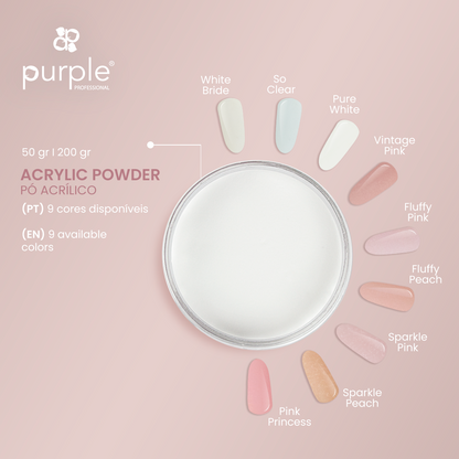 Queen Acryl Poeder Vintage Roze 50gr