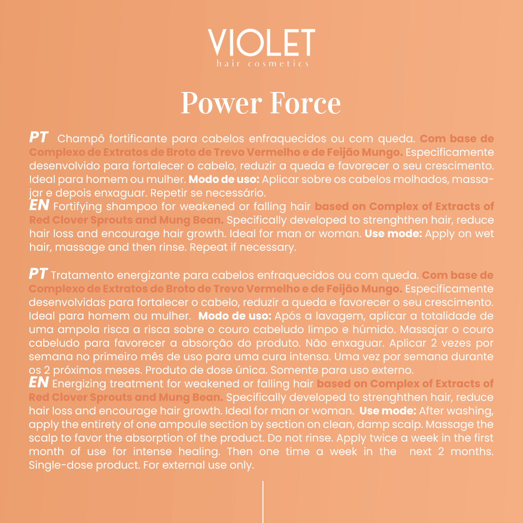 Shampoo Power Force 250ml