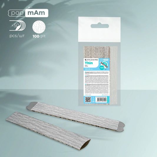 PapmAm disposable files for SMART 22 straight nail files 100 grit (50 pcs) - Pipa Cosmetics Staleks Pro