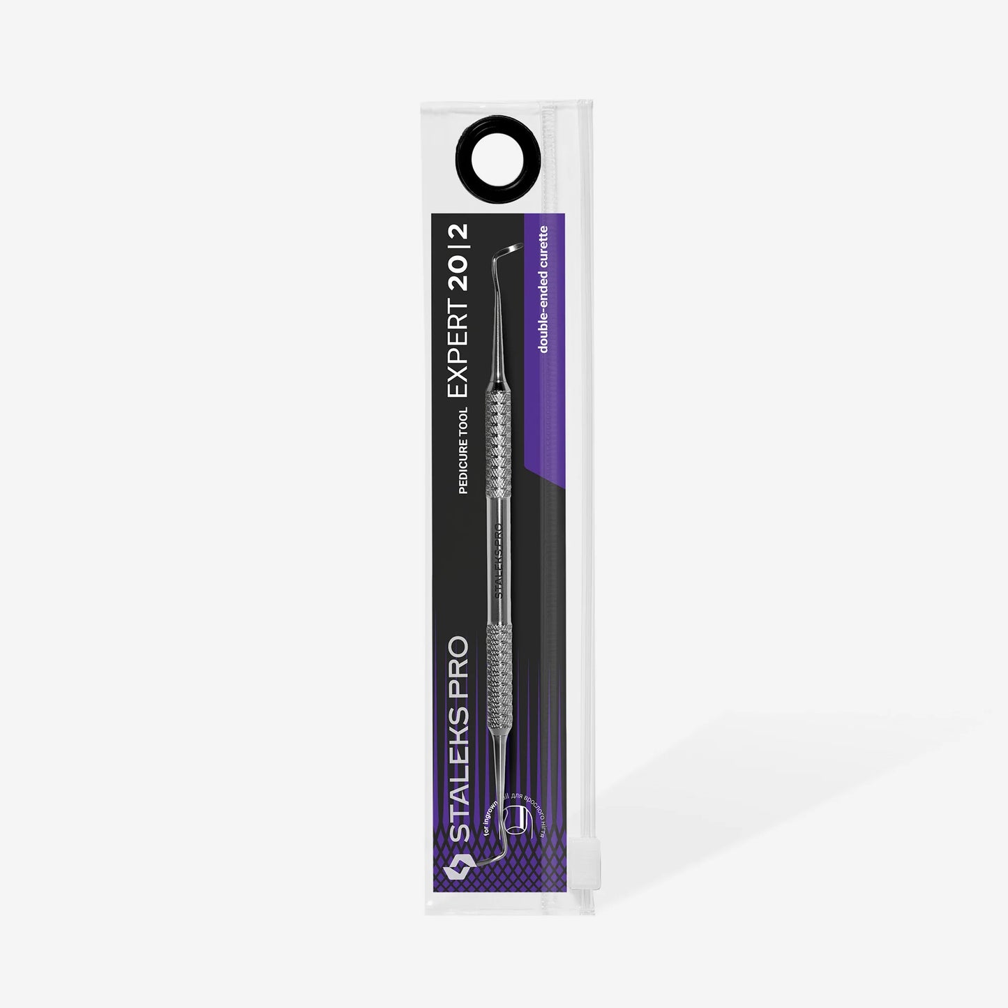 Pedicure tool EXPERT 20 TYPE 2 (double-ended curette) - Pipa Cosmetics Staleks Pro