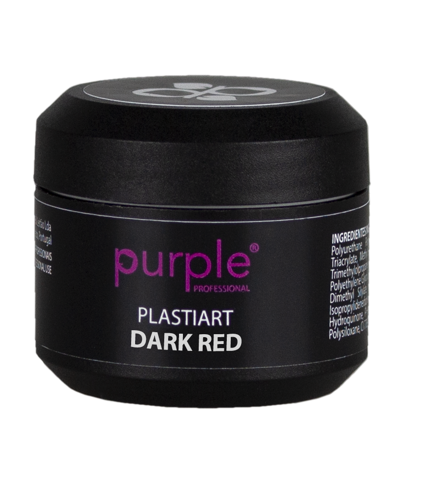 Plastiart Dark Red - Pipa Cosmetics Purple Professional®