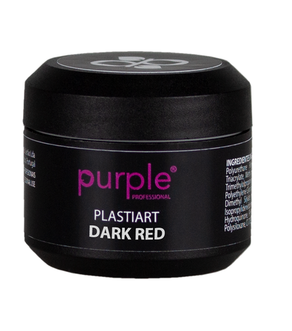 Plastiart Dark Red - Pipa Cosmetics Purple Professional®