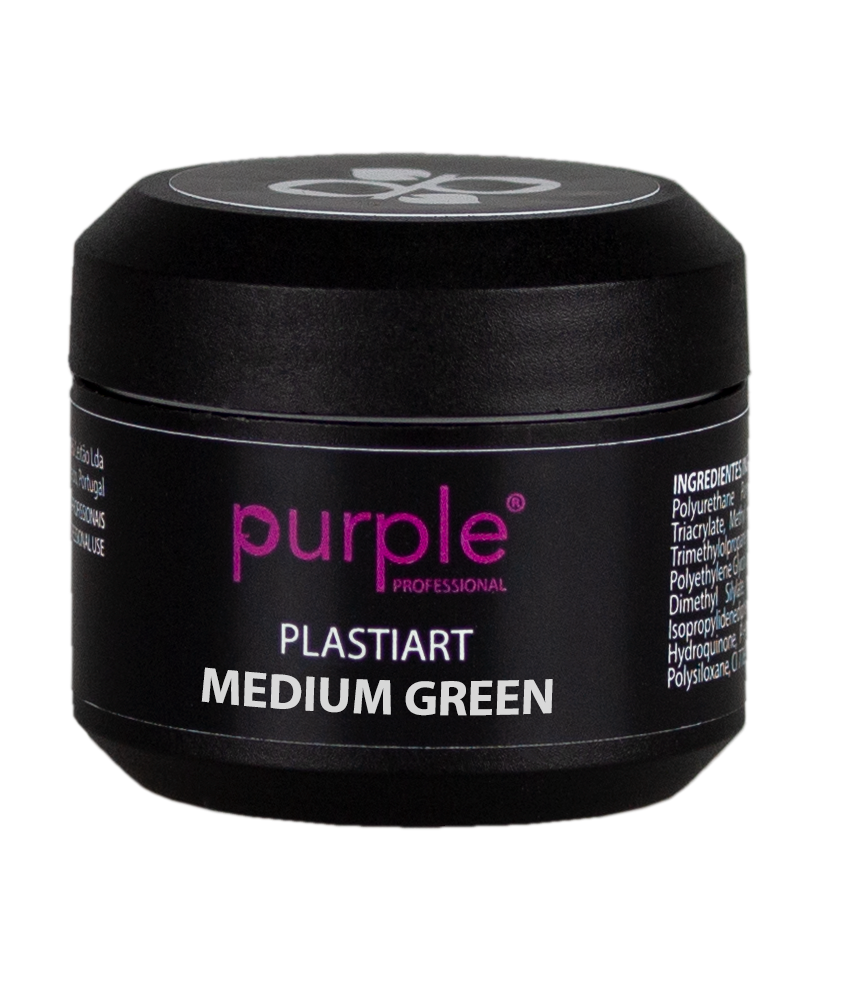 Plastiart Medium Green - Pipa Cosmetics Purple Professional®