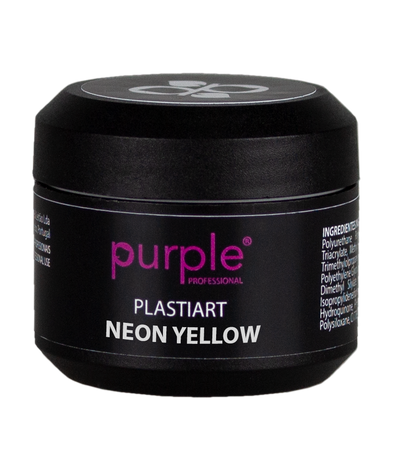 Plastiart Neon Yellow - Pipa Cosmetics Purple Professional®