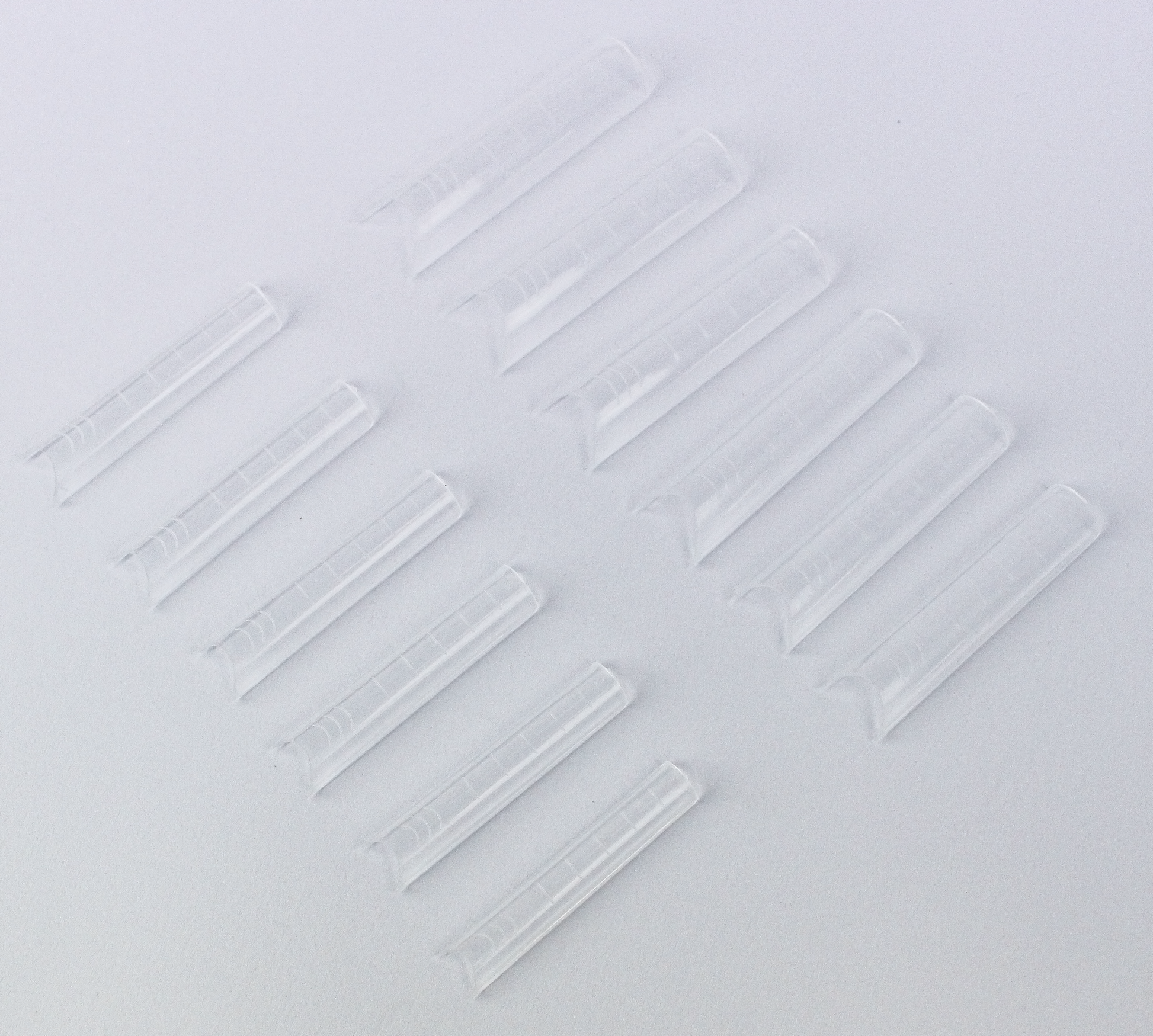 Plastic Square Nail Forms - Pipa Cosmetics Purple Professional®