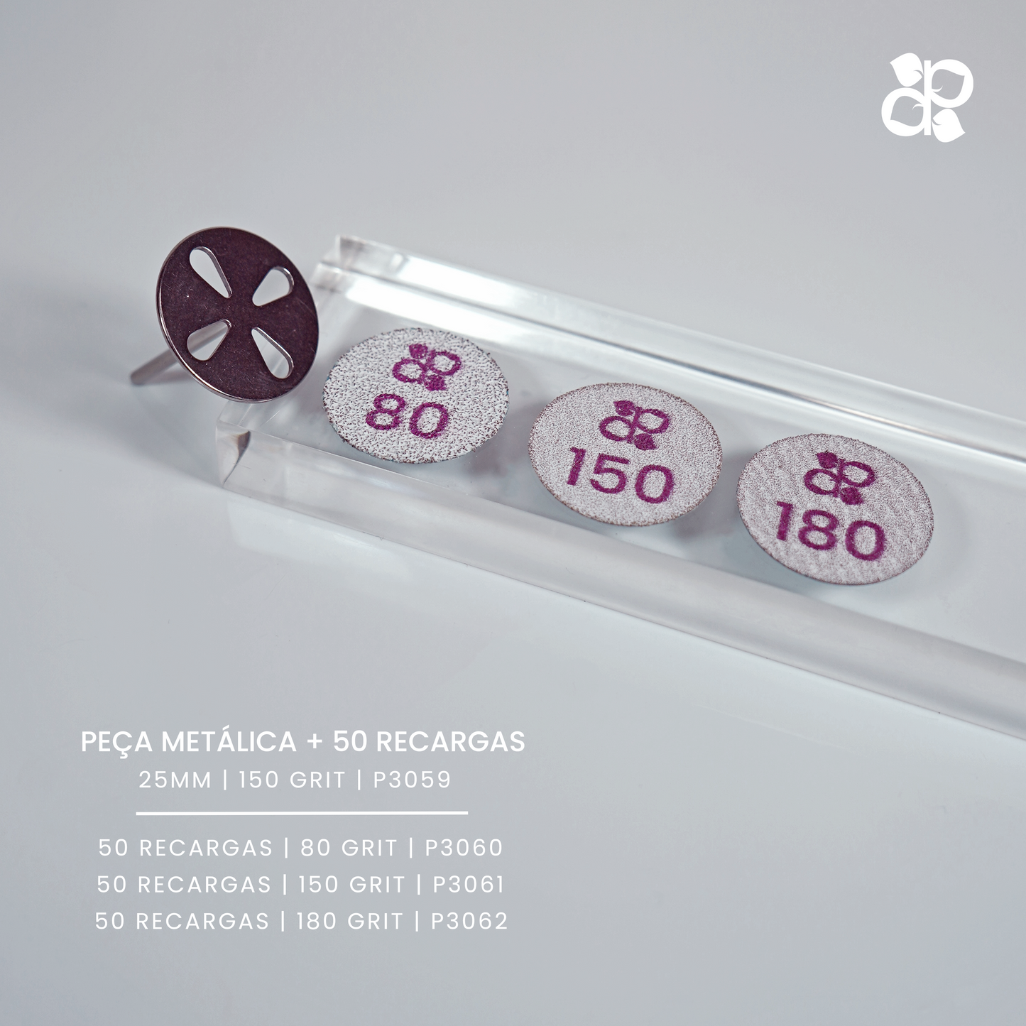 Circular Adhesive Refills 25mm Discs 150