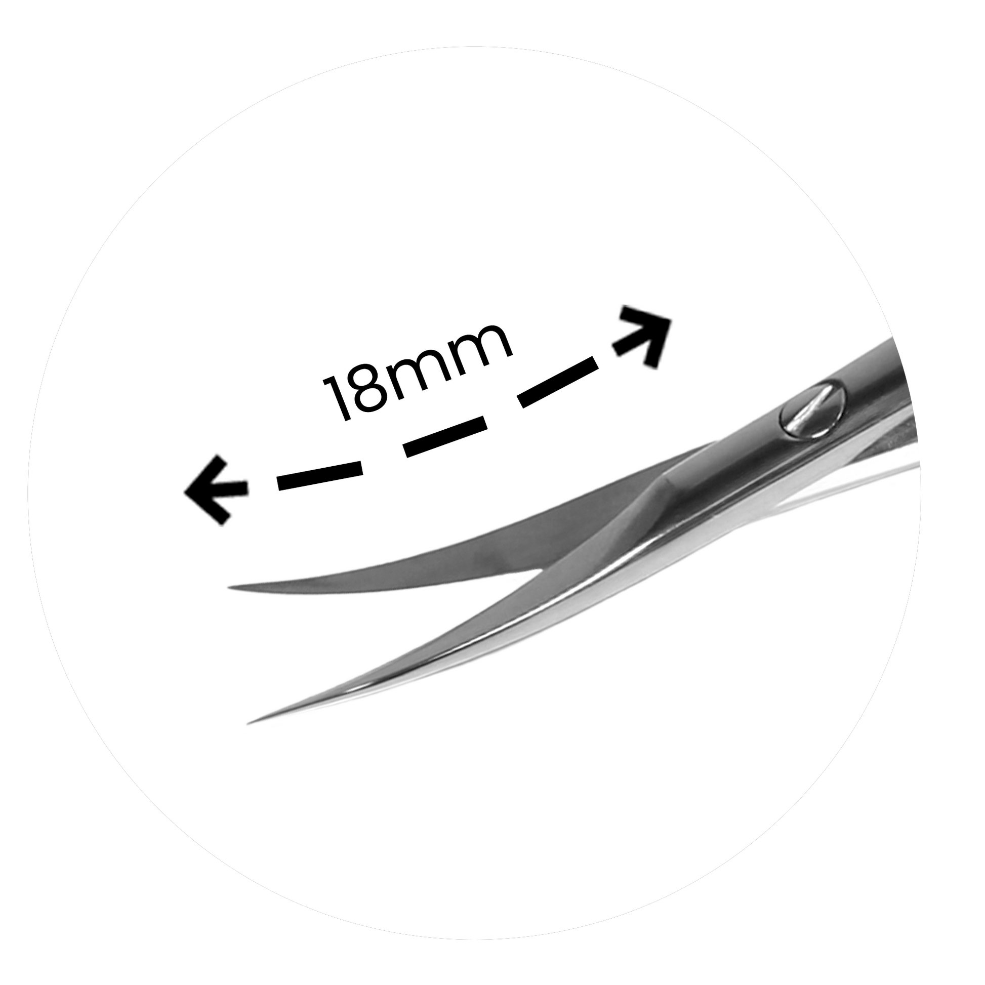 Premium Cuticle Micro Scissor 006 119mm - Pipa Cosmetics Purple Professional®