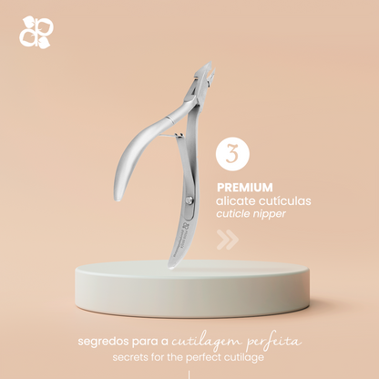 Premium Cuticle Nipper 003/4mm 107mm (japanese stainless steel) - Pipa Cosmetics Purple Professional®