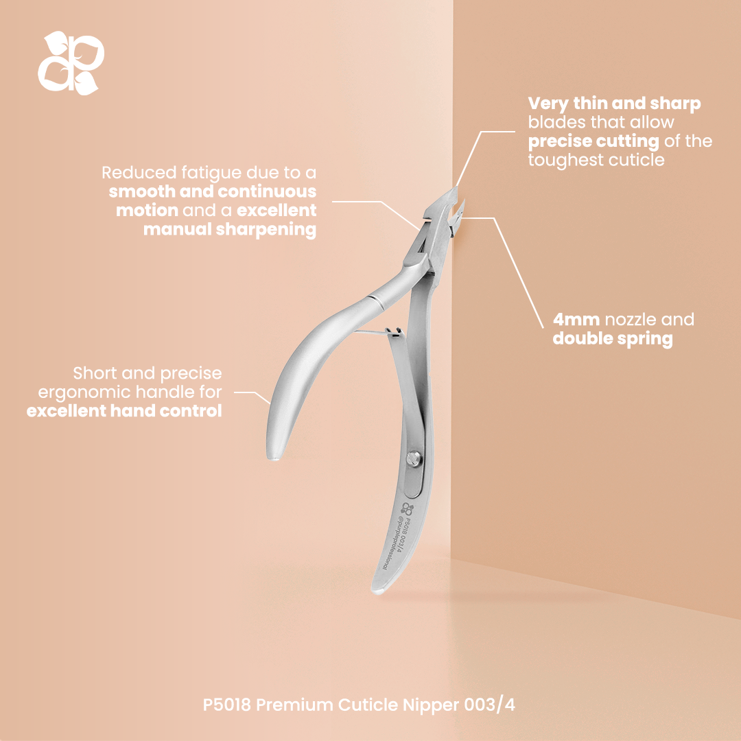 Premium Cuticle Nipper 003/4mm 107mm (japanese stainless steel) - Pipa Cosmetics Purple Professional®