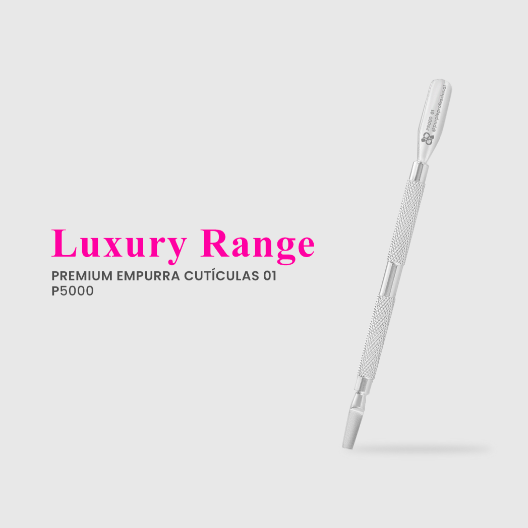 Premium Cuticle Pusher 01 132mm (japanese stainless steel) - Pipa Cosmetics Purple Professional®