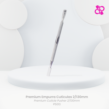 Premium Cuticle Pusher 2 130mm (japanese stainless steel) - Pipa Cosmetics Purple Professional®