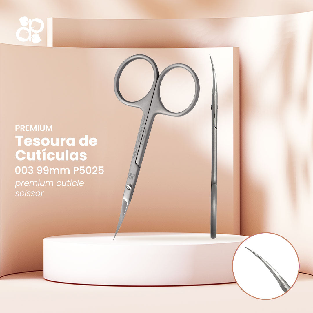 Premium Cuticle Scissor 003 99mm (japanese stainless steel) - Pipa Cosmetics Purple Professional®