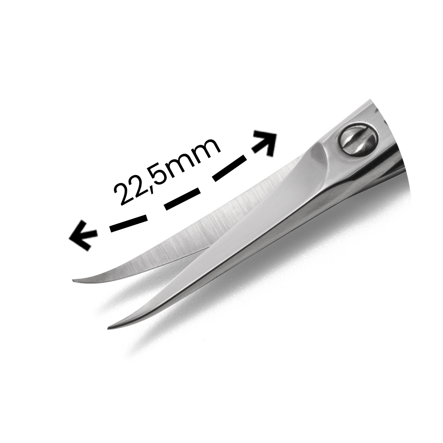 Premium Cuticle Scissor 005 95mm Hooked Point 22,5mm - Pipa Cosmetics Purple Professional®