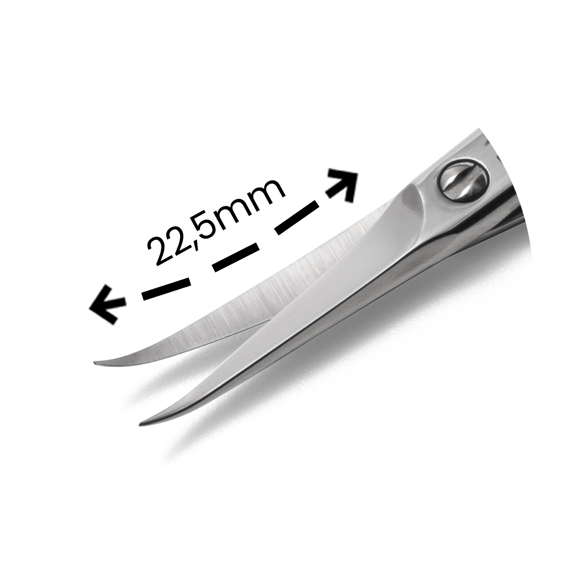 Premium Cuticle Scissor 005 95mm Hooked Point 22,5mm - Pipa Cosmetics Purple Professional®