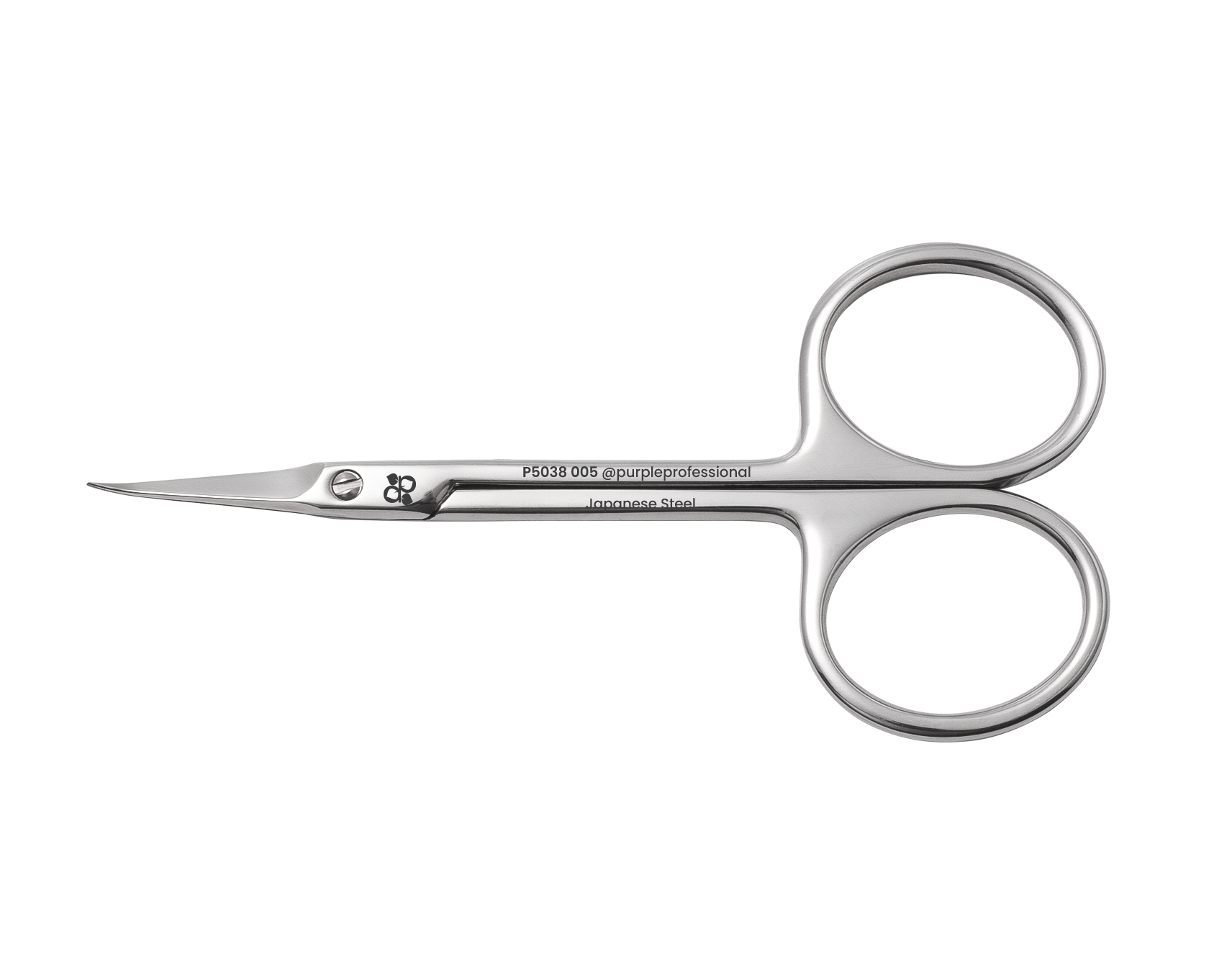 Premium Cuticle Scissor 005 95mm Hooked Point 22,5mm - Pipa Cosmetics Purple Professional®