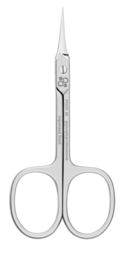 Premium Cuticle Scissor 01 96mm (japanese stainless steel) - Pipa Cosmetics Purple Professional®