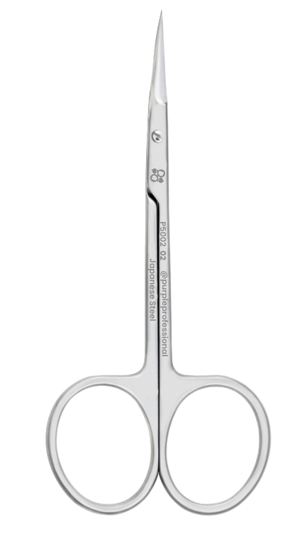 Premium Cuticle Scissor 02 107mm (japanese stainless steel) - Pipa Cosmetics Purple Professional®