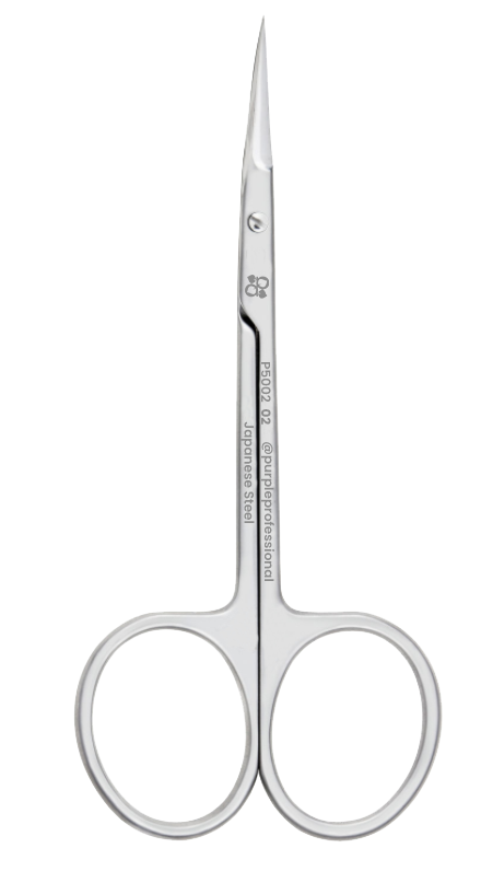 Premium Cuticle Scissor 02 107mm (japanese stainless steel) - Pipa Cosmetics Purple Professional®