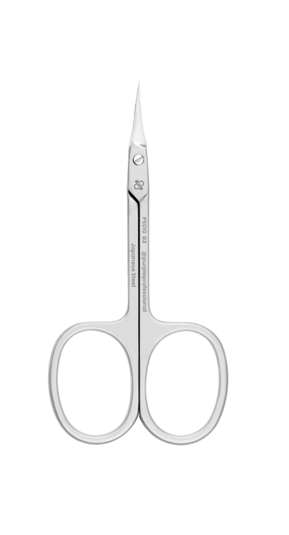 Premium Cuticle Scissor 03 90mm (japanese stainless steel) - Pipa Cosmetics Purple Professional®