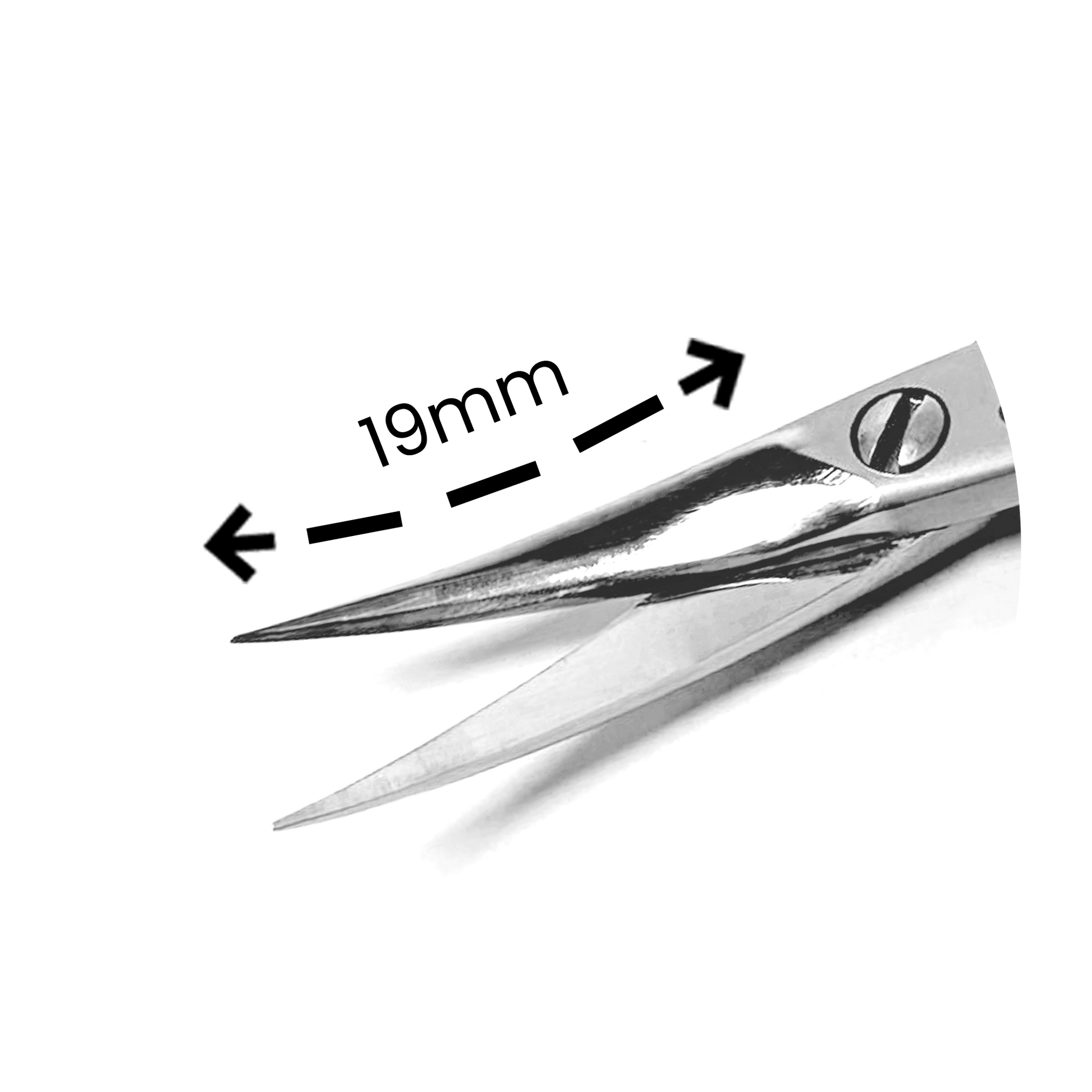 Premium Cuticle Scissor Left-Handed 004 89mm - Pipa Cosmetics Purple Professional®