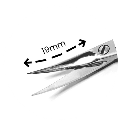 Premium Cuticle Scissor Left-Handed 004 89mm - Pipa Cosmetics Purple Professional®