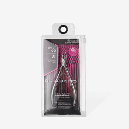 Professional cuticle nippers EXPERT 90 3 mm - Pipa Cosmetics Staleks Pro
