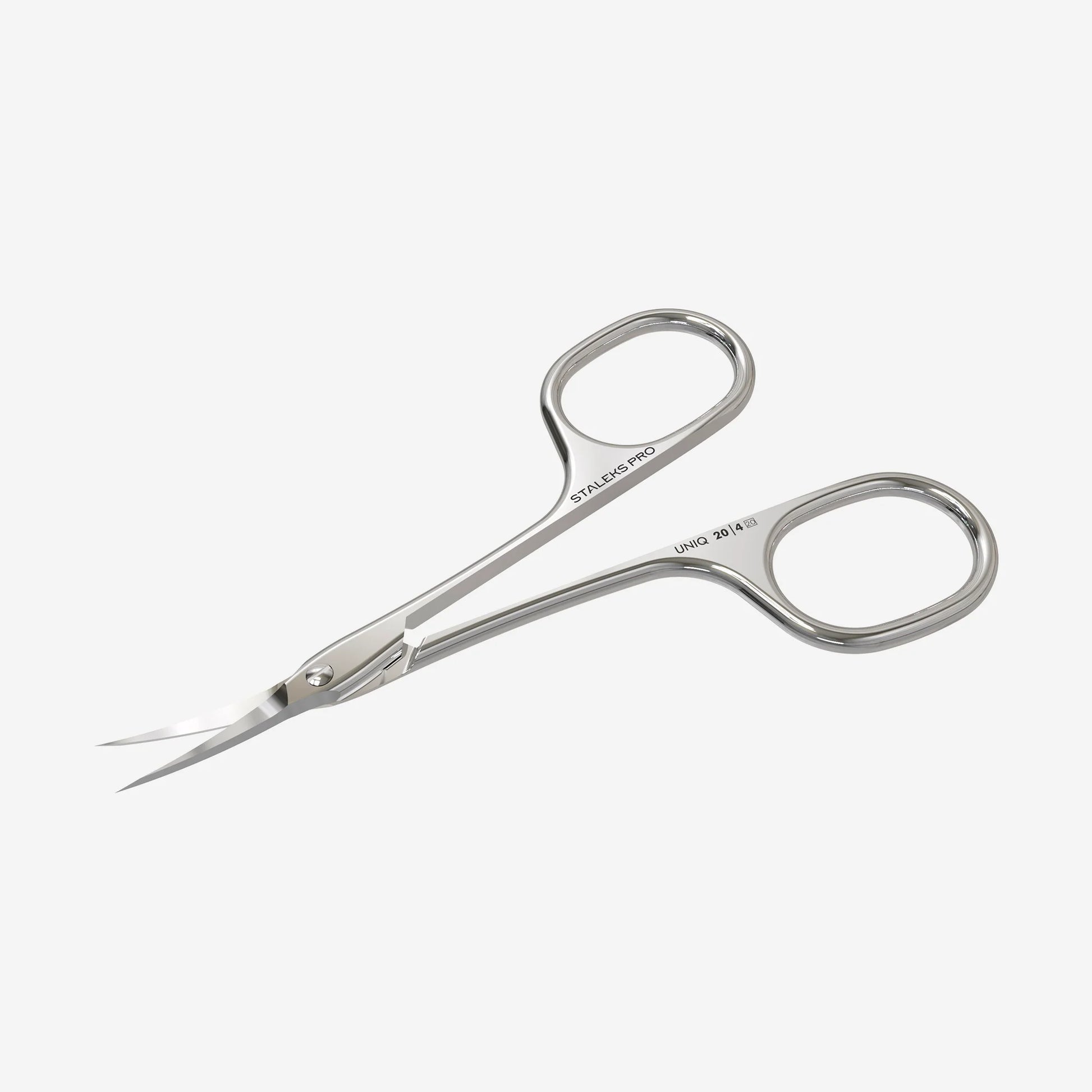 Professional cuticle scissors "Asymmetrical" UNIQ 20 TYPE 4 - Pipa Cosmetics Staleks Pro