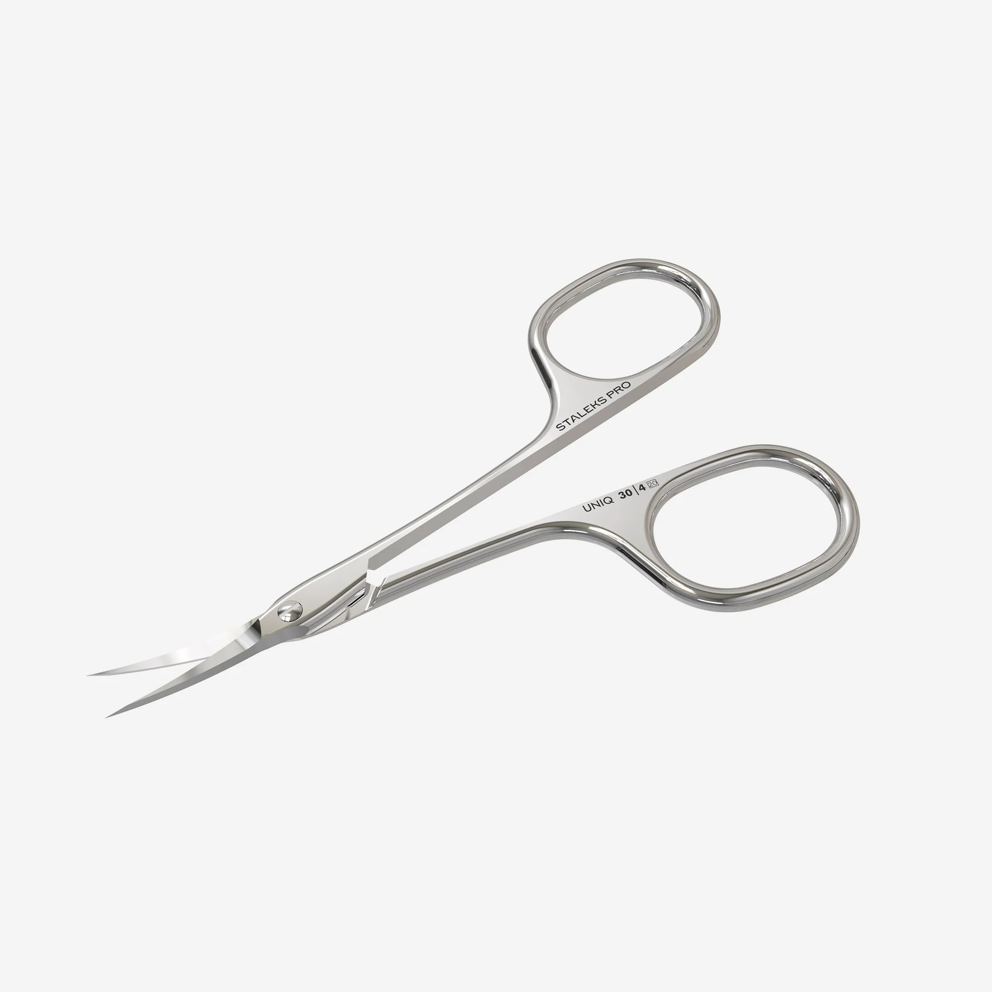 Professional cuticle scissors "Asymmetrical" UNIQ 30 TYPE 4 - Pipa Cosmetics Staleks Pro