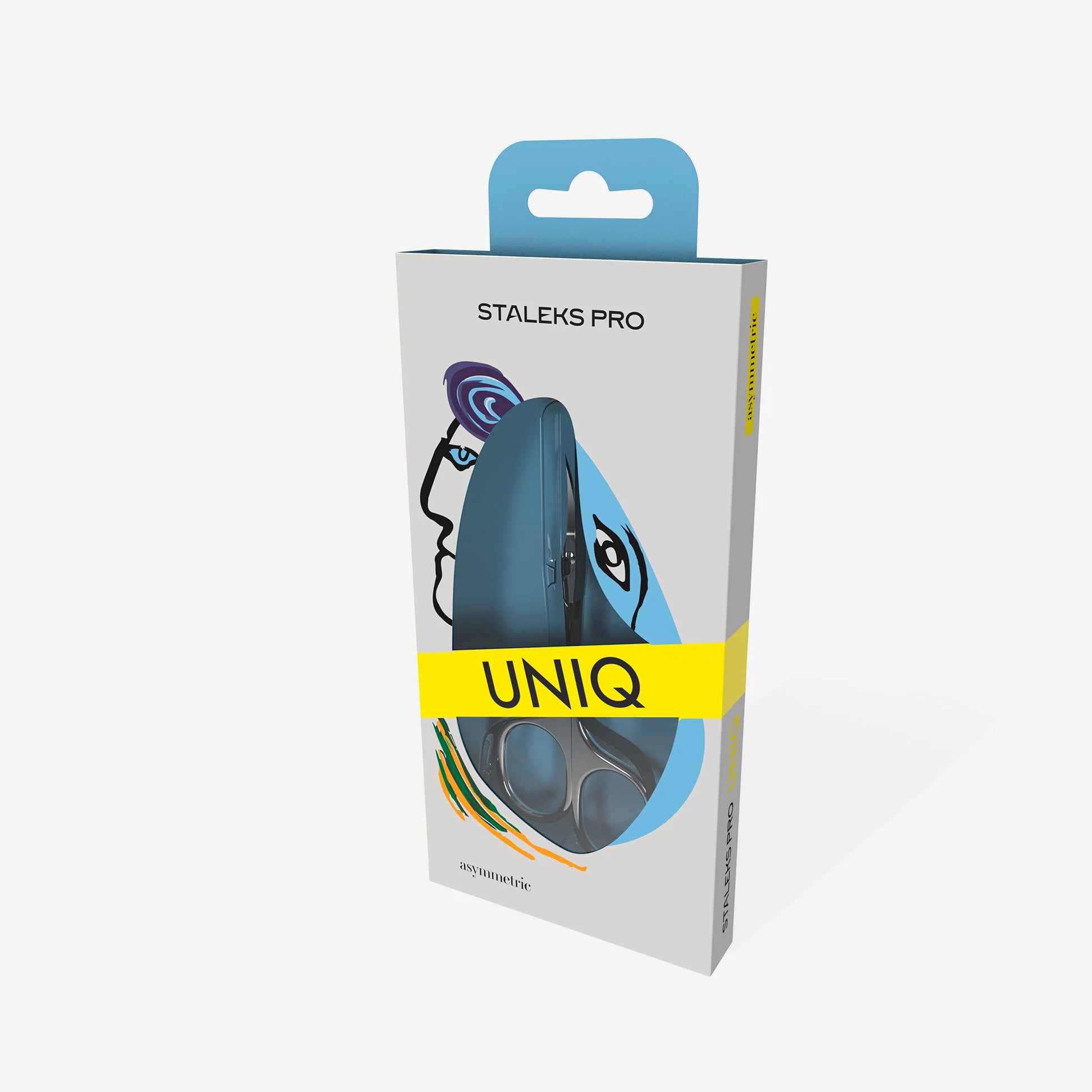 Professional cuticle scissors "Asymmetrical" UNIQ 30 TYPE 4 - Pipa Cosmetics Staleks Pro