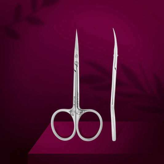 Professional cuticle scissors EXCLUSIVE 20 TYPE 1 (magnolia) - Pipa Cosmetics Staleks Pro
