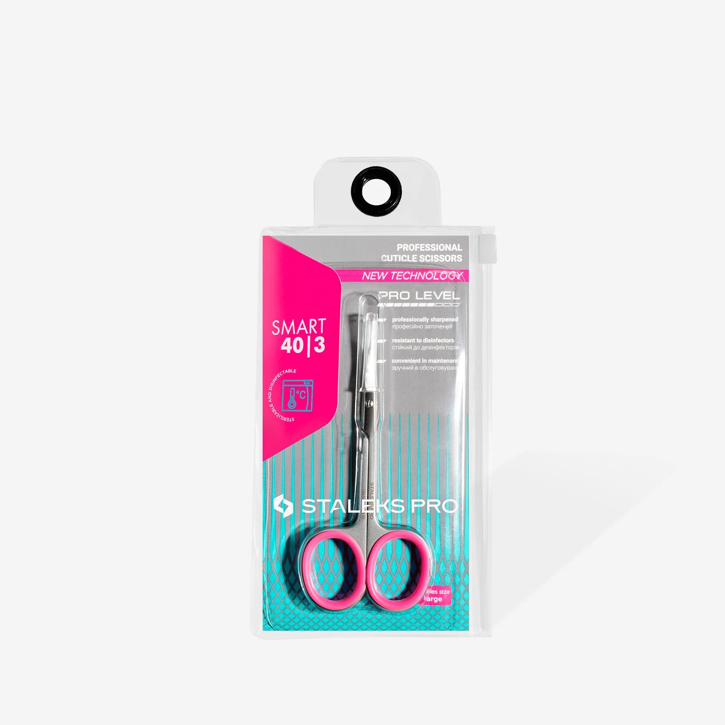 Professional cuticle scissors SMART 40 TYPE 3 - Pipa Cosmetics Staleks Pro