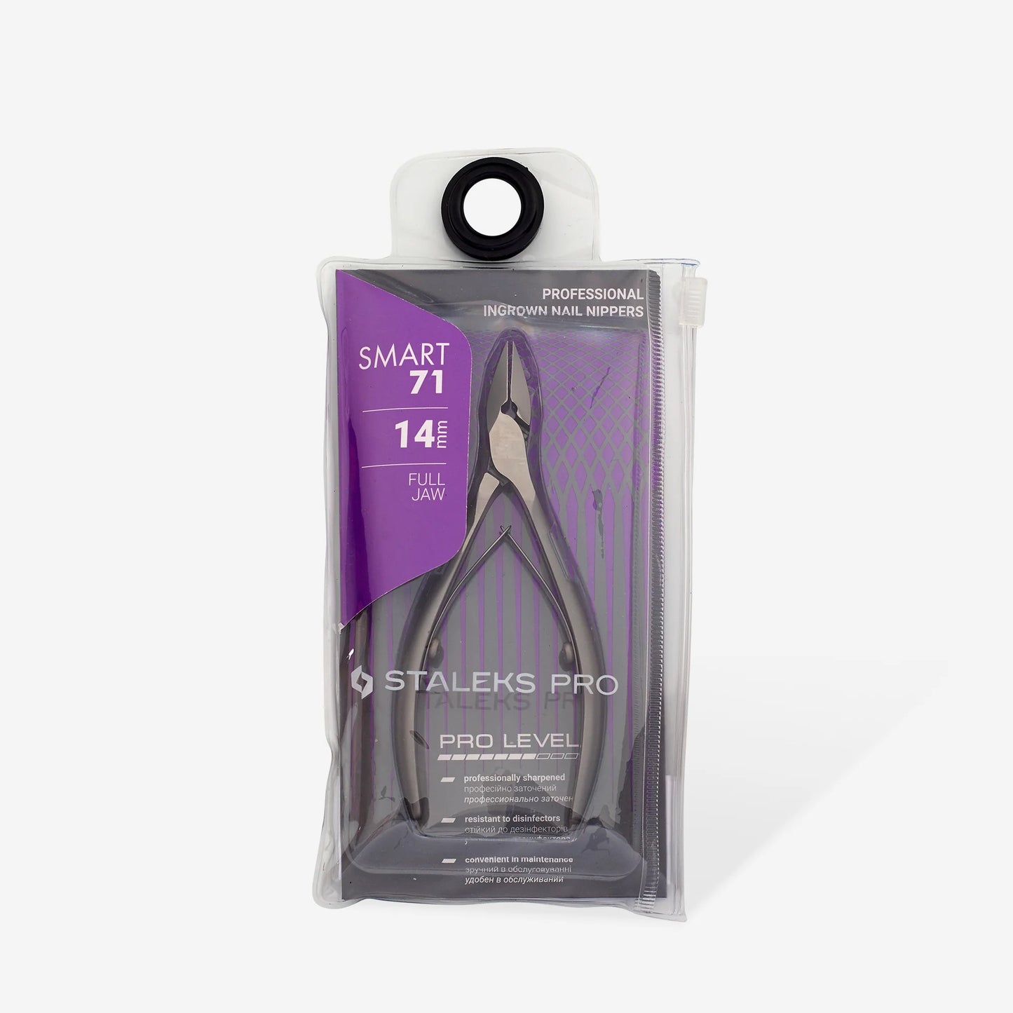 Professional ingrown nail nippers SMART 71 14 mm - Pipa Cosmetics Staleks Pro