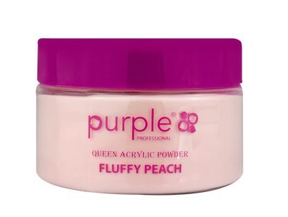 Queen Acrylic Powder Fluffy Peach  50gr - Pipa Cosmetics Purple Professional®