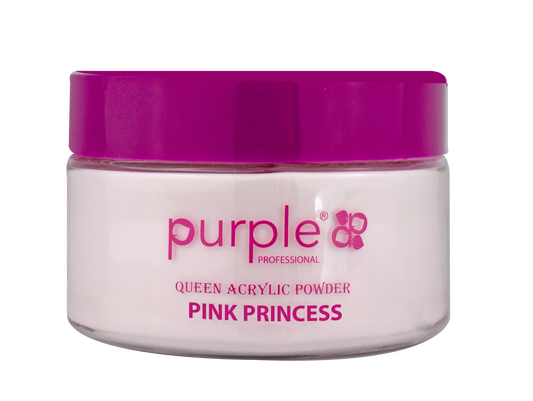 Queen Acrylic Powder Pink Princess  50gr - Pipa Cosmetics Purple Professional®