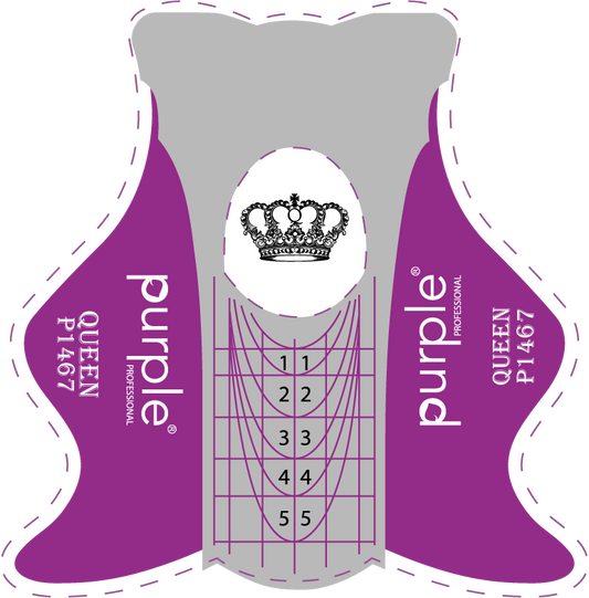 Queen Nail Forms - Pipa Cosmetics Purple Professional®