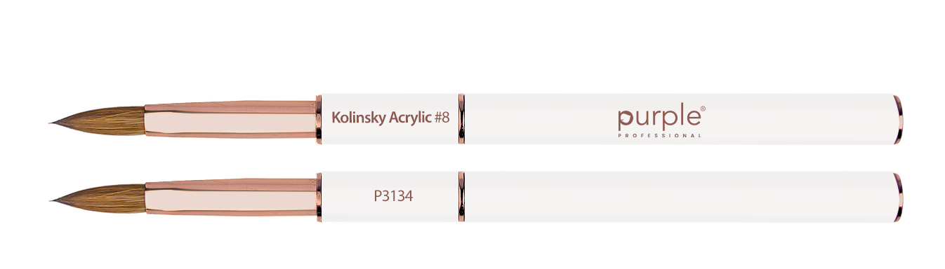 Oval Acrylic Brush #8